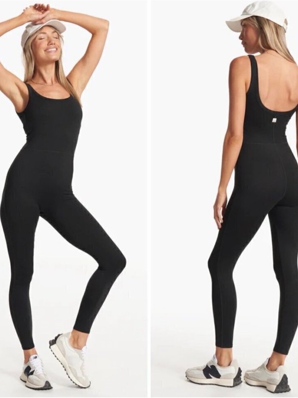 •VUORI~Halo EssentialJumpsuit ~ Black Heather Large